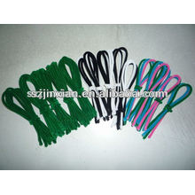 green hairy cord pipe cleaner